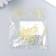 Decor for creativity Plastic "Elocated Crystal" set of 60 pcs yellow 0.8x0.6 cm