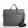 Lighting laptop bag, external pocket, gray color