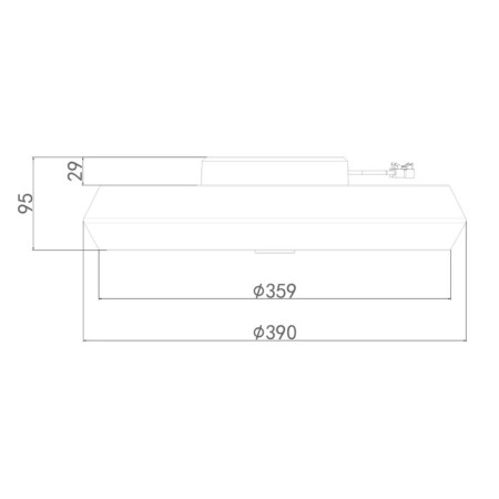 Freya FR10012CL-L24W CELLS ceiling lamp, 390x390x95 mm, LED, 24W, 2800LM, white color-11