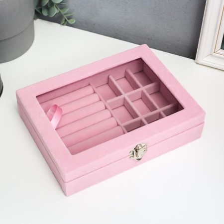 Babyl crook for jewelry "Pink pastille" 4.5x20x15 cm