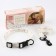 Set "marble", fastener - fastx, leash 2 m and collar 28-46 cm