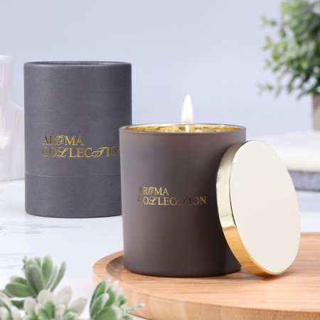 Aromatic candle in a glass "Aroma Collection", 260 g, Osmantus, in a tube