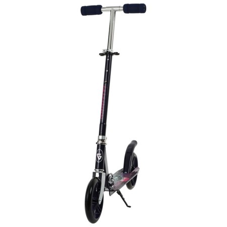 Graffiti scooter, folding, Pu 200 mm wheels, ABEC 7, black color-1