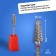 Cure cut -shaped mill for manicure “cone”, fine cut, 6 × 15 mm, in a plastic case