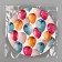 Disposable paper plate "Balls", 18 cm