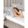 Guten Morgen Charlotte Pearl pillow, size 50x70 cm, color gray color