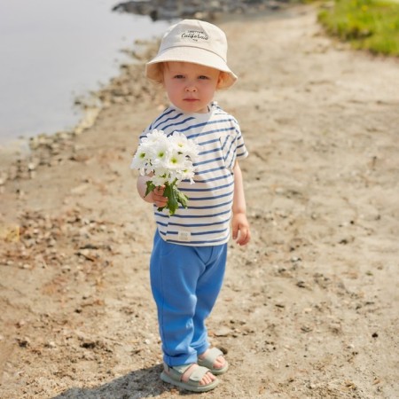 Set: T-shirt and pants crumb I am Basic Line, height 68-74 cm, blue-6