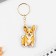 Gift set: notebook and keychain "Corgi"