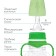 A bottle for feeding, a classic throat, fitted, with handles, 150 ml., 0 months, color mix