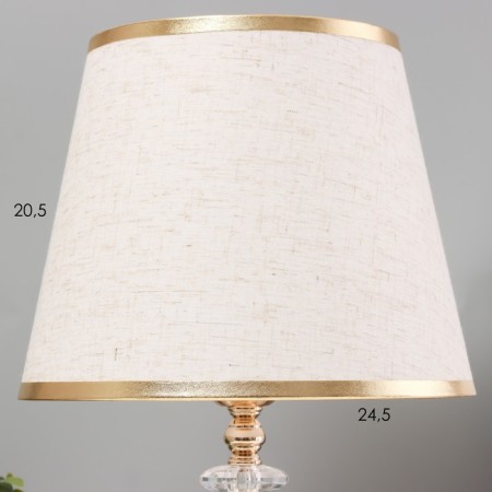 Board lamp with backlight "Rundy" E27 40W gold 24x24x41 cm-2