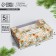 Box for eclairs with inserts - 5 pcs “Eco New Year”, 25.2 x 15 x 7 cm, New Year