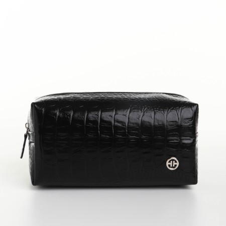 Lightning cosmetic bag, Textura, black color-1
