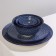 Poramic plate "Boda", d = 22 cm, blue color