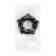 Erection rings of Box B, set 4 pcs, gel silicone, black