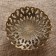 The dish "Geometric patterns" brass 15x15x5 cm