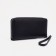 Women's wallet with a zipper, with a pen, black color