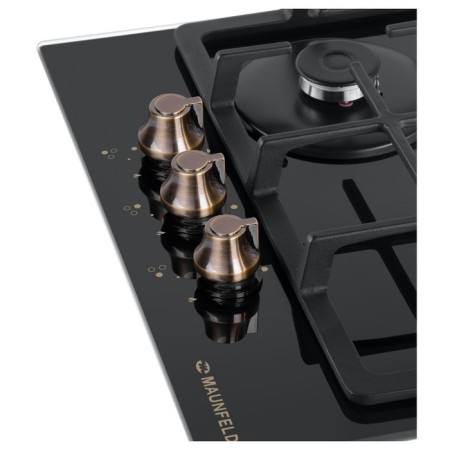 Hlect surface Maunfeld EGHG.43.33CB.R/G, gas, 3 burners, black-14