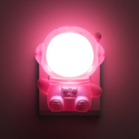 Spinker "Friendly Cosmonaut" 1W LED 4000-6000K pink 10x9x11.5cm-7
