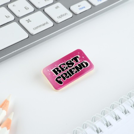 Gift set of "beloved girlfriend" icon + keychain, 6.8 x 10.5 cm.-8