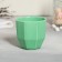 Tea couple ceramic "lavender", mug 200 ml, saucer 13 cm, green color