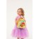 Baby backpack, leatherette, 23 x 21 x 10 cm, "beloved heroes", lion and turtle