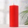 Candle - cylinder, 7x17 cm, 50 hours, 515 g, red