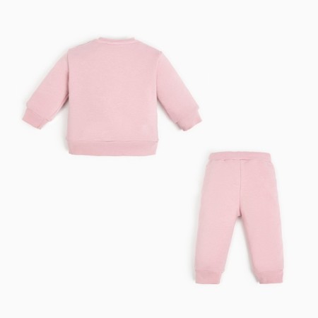Costume: sweatshirt and pants crumb I Flower, height 86-92 cm, pink-6