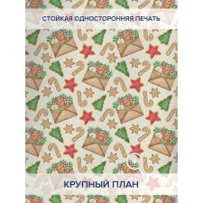 Фотошторы «Рождественская открытка», оксфорд, размер 145х180 см, 2 шт