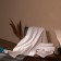 Trure -colored towel SL Home: Waffle "Blanc de Blanc" 100x180 cm, 100% cotton, 490 g/m2