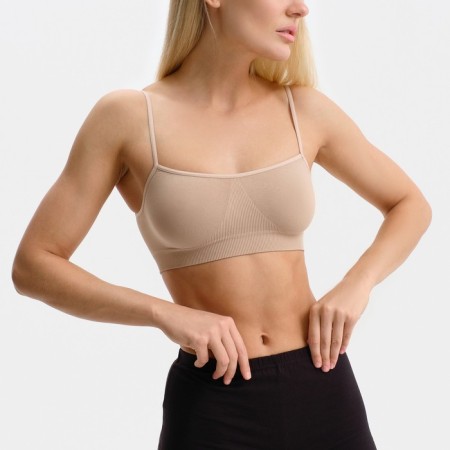 Top female, beige color, size 42-46 (s/m)-2