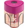 Plastic sharpener with "curtain" Faber-Castell Grip Auto mini, 1 hole, container. Mix