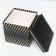 Self -charged box "embossing" black 15x15x15 cm