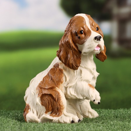 Garden figure "Spaniel" 14x16x20cm ////