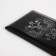 Cover for passport, black color