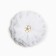Outlet. Bant for hair on elastic band, white, 11 cm, kitty Marie