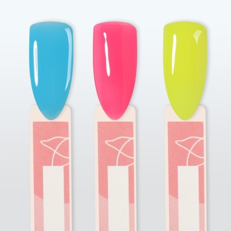 Polygel for increasing, 3 phase, 15 ml, LED/UV, Color of Neo-Blue-6