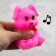 Rubber toy for the bath "Dog", 1 pc, with a squeak, crumb me