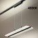 Snow -linen three -dimensional novotech lamp. Iter, 30W, LED, 848x602x160 mm, black color
