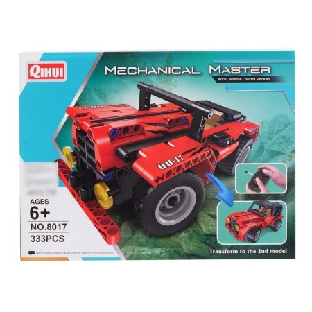 Radio -controlled designer "Jeep", 2 assembly options, 333 details-2