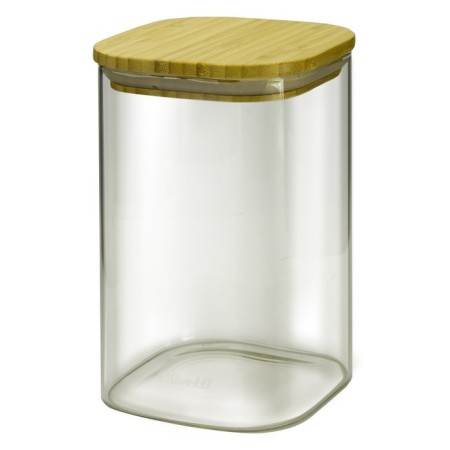 Capacity for storing bulk products Olivetti Vetro GFC112, with a lid, 1000 ml-3