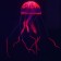 Decor for the Aquarium "Medusa" silicone, with a neon effect, 5 x 5 x 15 cm, pink