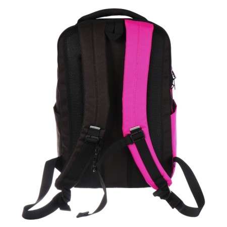 Youth backpack 42 x 28 x 14 cm, Grizzly, laptop department, black/pink-4