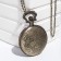 Pocket clock "Troika horses", quartz, chain L-37 cm, D-4.5 cm