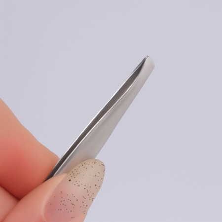 Pinzet beast, narrow, 9 cm, silver color-1