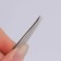 Pinzet beast, narrow, 9 cm, silver color
