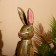 Souvenir "Hare" hanging paws, tree 60 cm