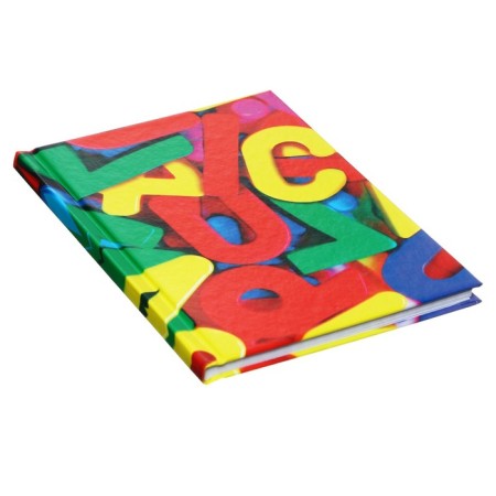Notepad A6 40 sheets in Calligrata "Color", solid cover, offset unit-1