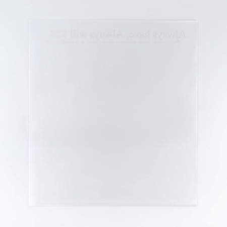 Flower film packaging with embossing "Always", 50 x 57 cm-5