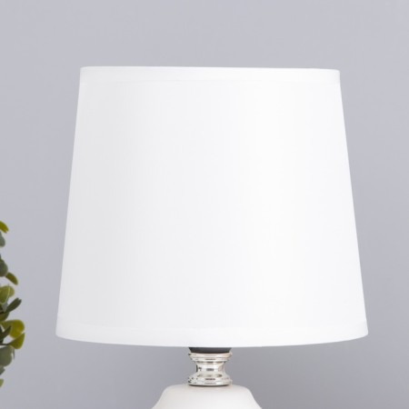 Daniel desktop lamp 1x40W E14 white 14.5x14.5x24cm-2