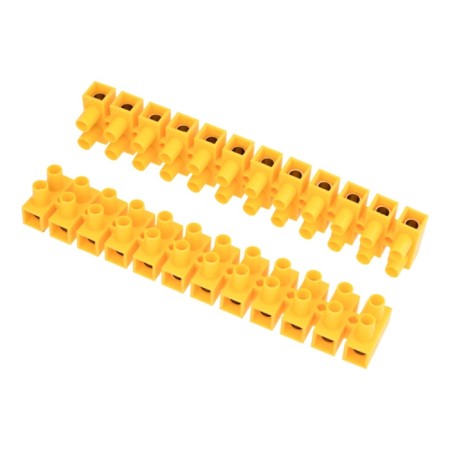 Klemic screw block KV-35 10-35, current 80 A, polypropylene yellow rexant (10 pcs.